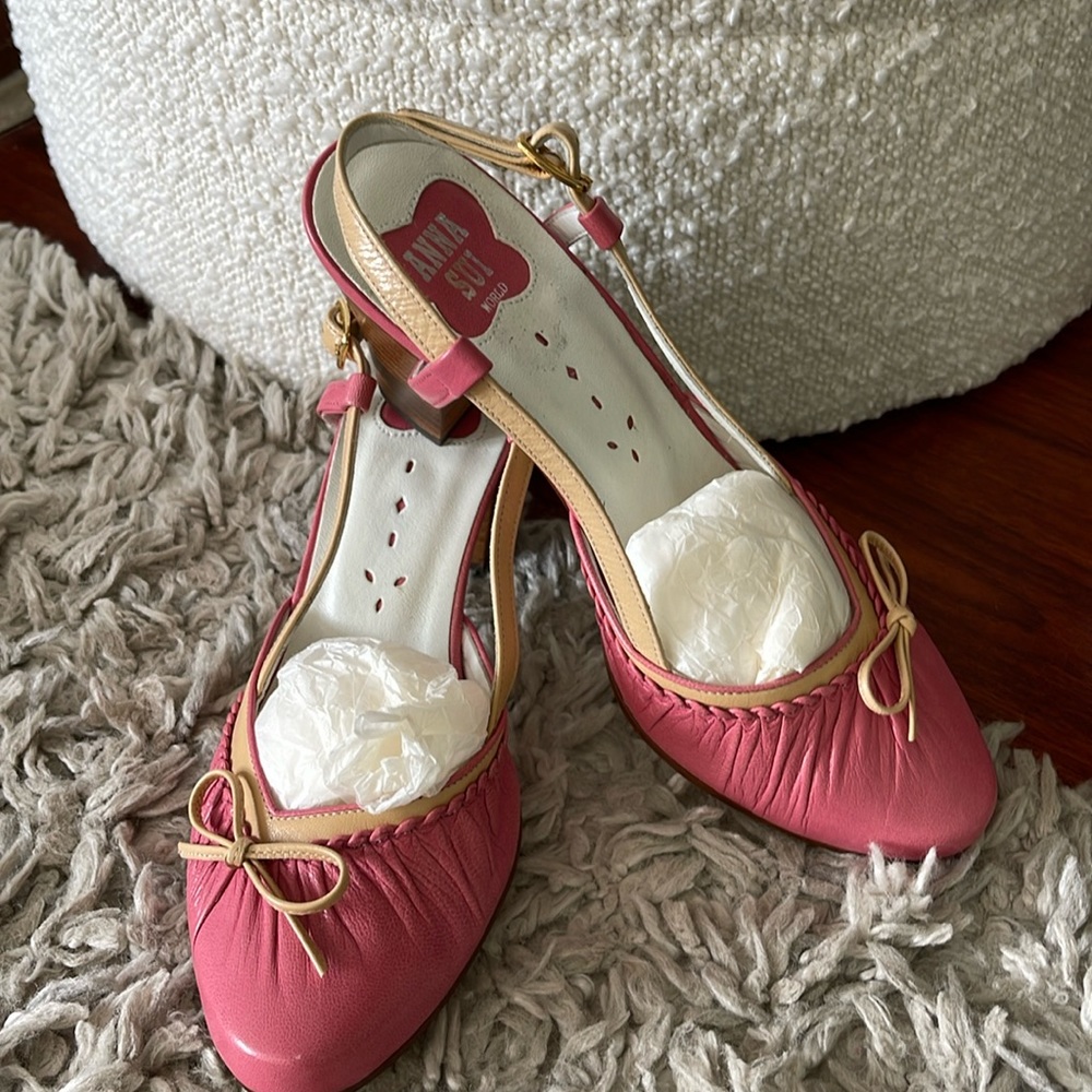 Anna Sui vintage sling backs
